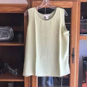 NWOT 100% silk sleeveless blouse